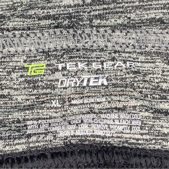 Tek Gear DryTek NWOT Tennis Skirt Two Front Zipper Pockets Gray Black Size XL - Picture 6 of 6